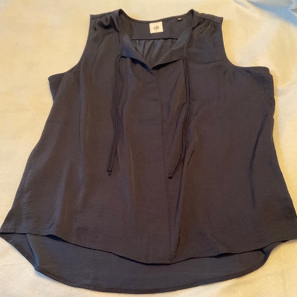 Cabi size large navy blue rayon blouse - Picture 1 of 1